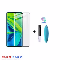 گلس تمام صفحه یووی مات شیائومی Xiaomi Mi Note 10 Pro با چسپ UV