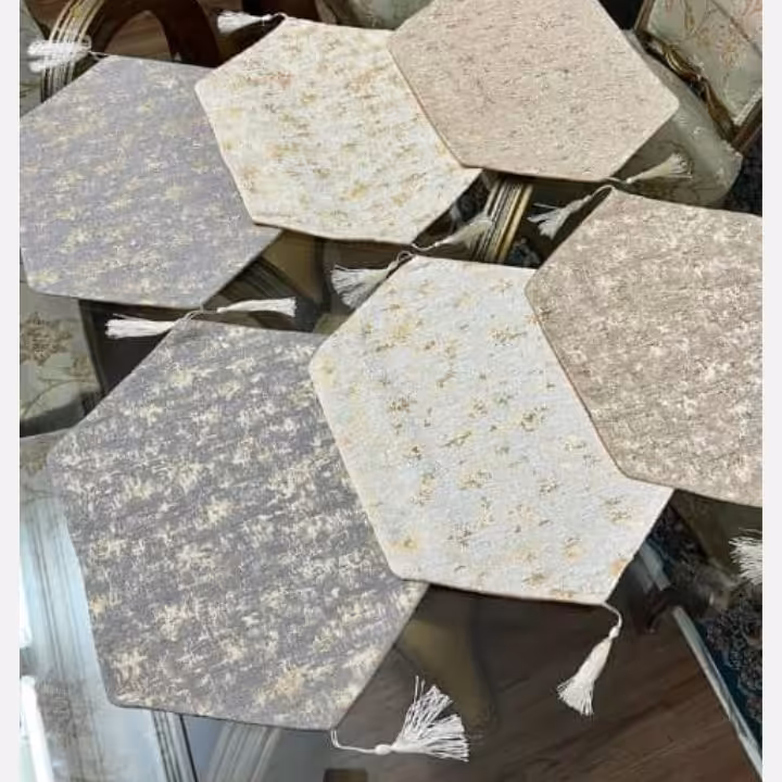 سه تکه رانر مخمل پتینه شیک