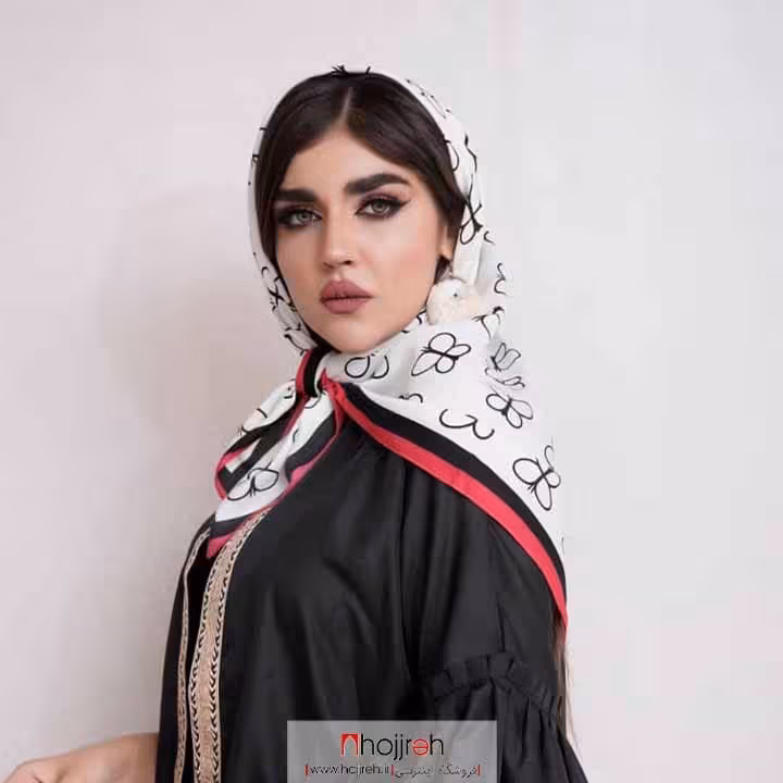 اطلاعات ، قیمت و خرید روسری نخی مینی اسکارف قواره 70 کد RO155