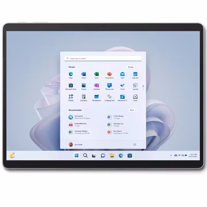 تبلت مایکروسافت مدل Surface Pro 9-i5 ظرفیت 256 گیگابایت و رم 16 گیگابایت