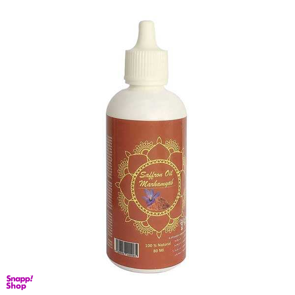 روغن تقویت کننده مو و ریش و سیبیل مرهم یاب (Marhamyab) (Marhamyab) مدل زعفران حجم 80 میلی لیتر