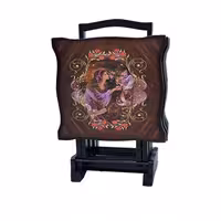 میز عسلی 4 تیکه چمدانی طرح فرشته پلیشی (ارسال به شهرستان با باربری به صورت پس کرایه)