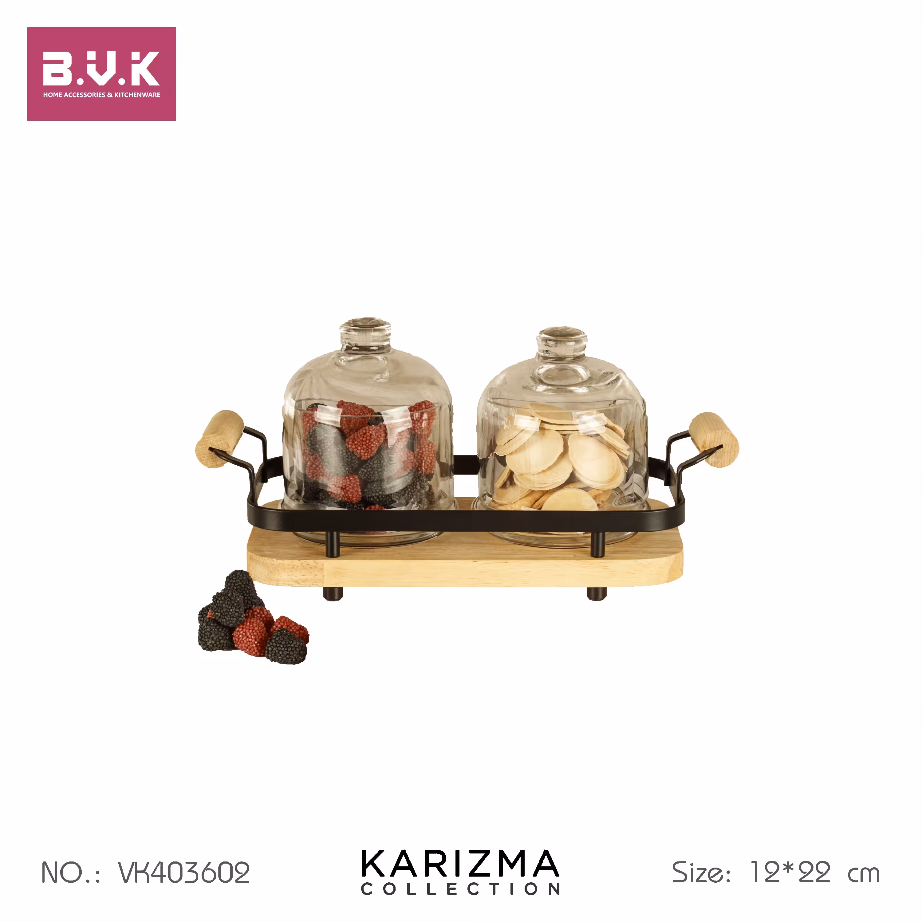 بانکه جفت قطر 7 بی وی کی VK403602 کاریزما مشکی