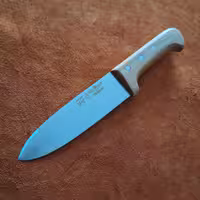 چاقوی زنجان چاقو زنجان چاقو حیدری برند اصلی  استیل فولاد ضدزنگ سایز پنج سلاخی طول کل چاقو  27 سانت طول تیغه 15 سانت 