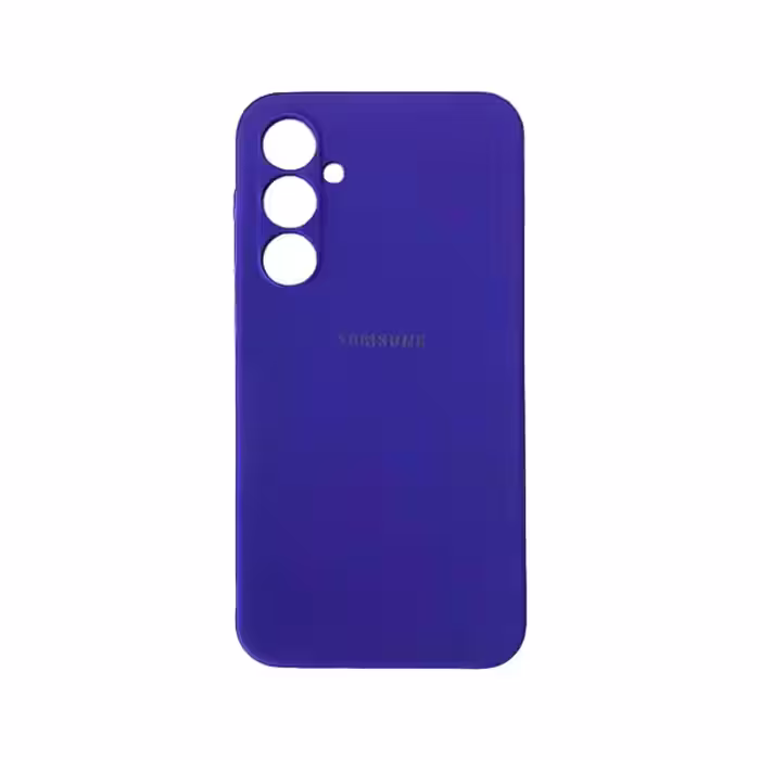 کاور سیلیکونی پاک کنی SAMSUNG S23 FE رنگ بنفش تیره