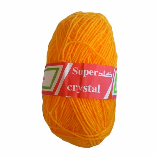 کاموا اکریلیک قلاب بافی و عروسک سازی سوپر کریستال 