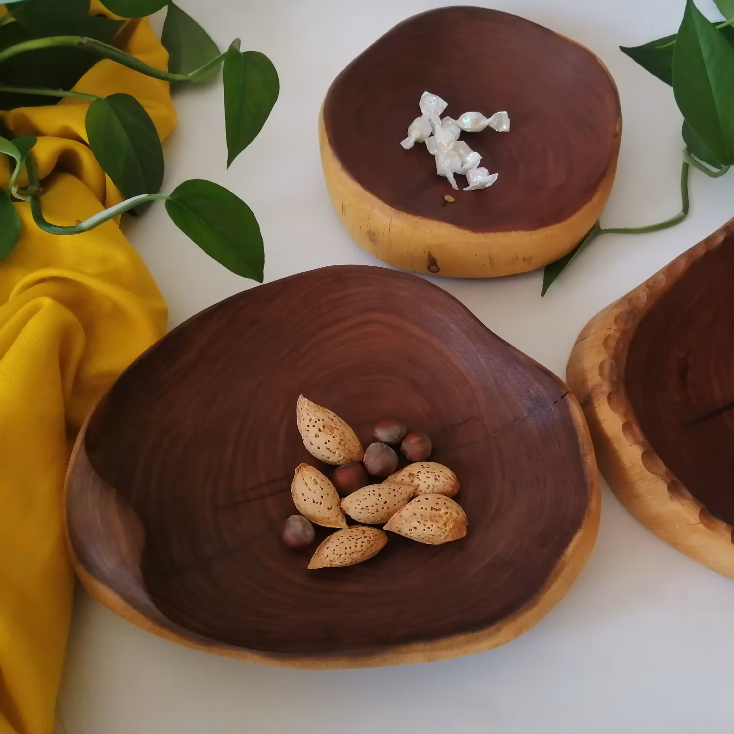 ست سه تایی میوه خوری، آجیل خوری و شکلات خوری کهور 