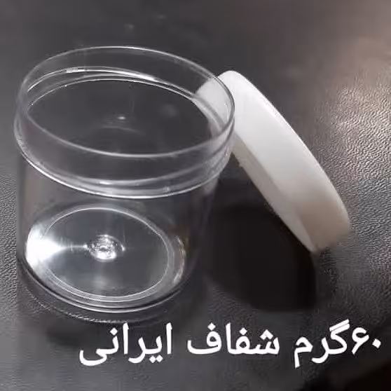 ظرف 60گرمی  ژل شفاف بسته 100عددی