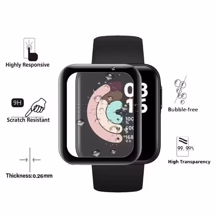 گلس ساعت هوشمند Mi watch lite