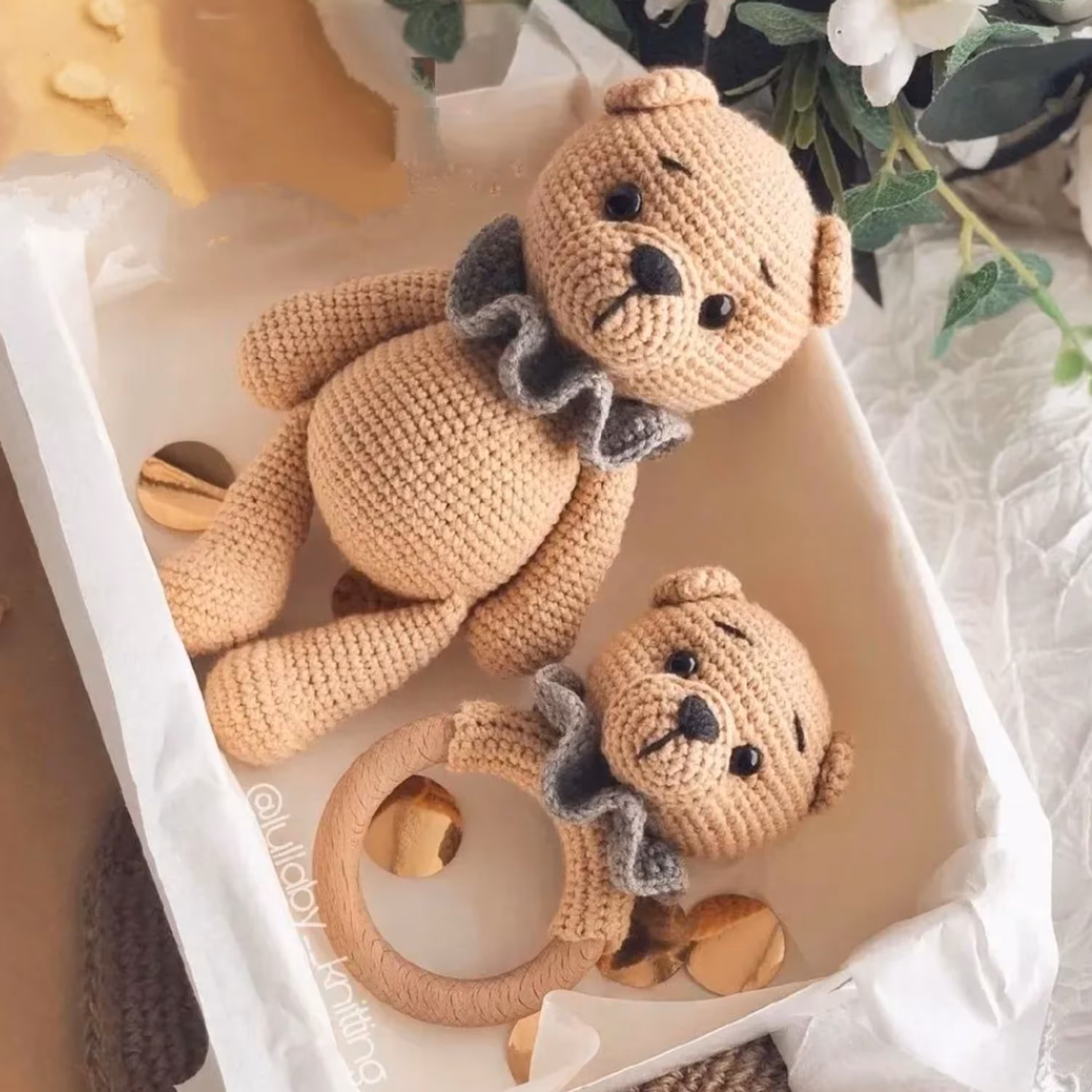 ست عروسک بافتنی خرس دلبافت