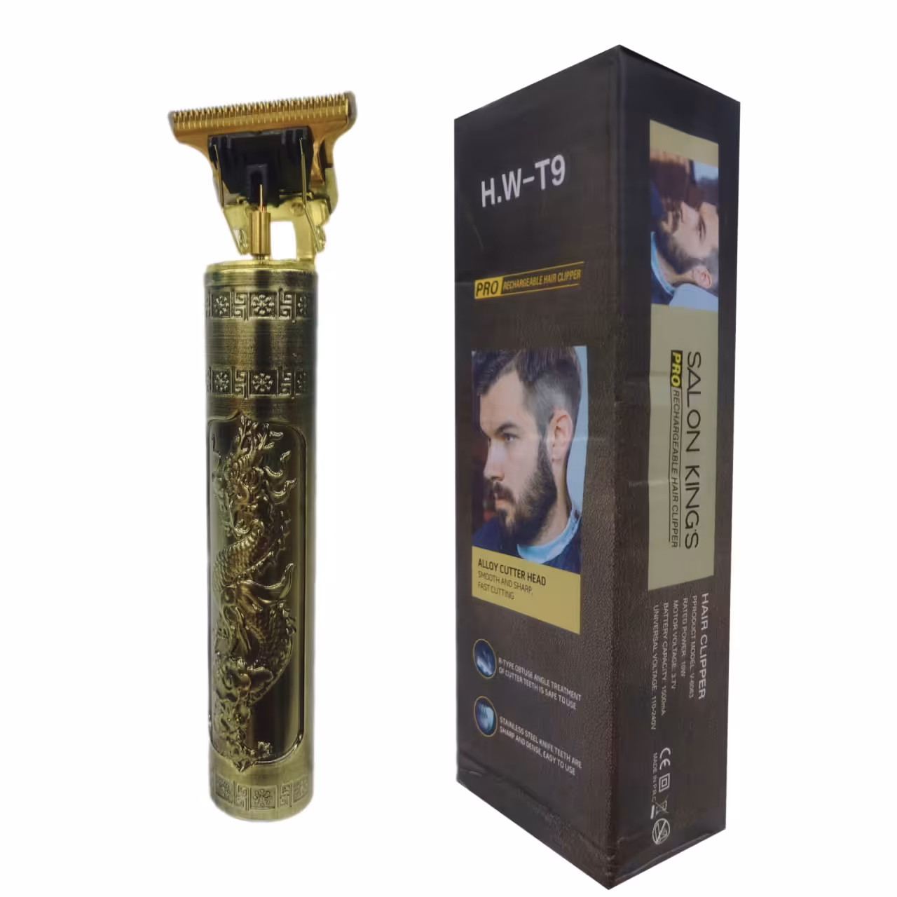 ماشین اصلاح، خطزن و صفرزن شارژی وینتج مدل  VINTAGE T9 H.W-T9