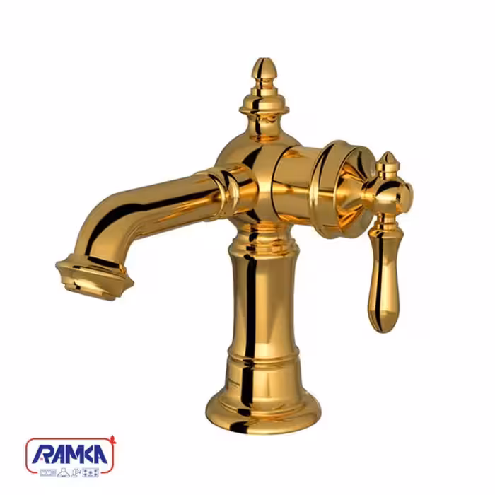 شیر روشویی شودر مدل بیزانس طلایی