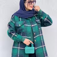 کت پشمی کنفی شیوا شیک وجذاب