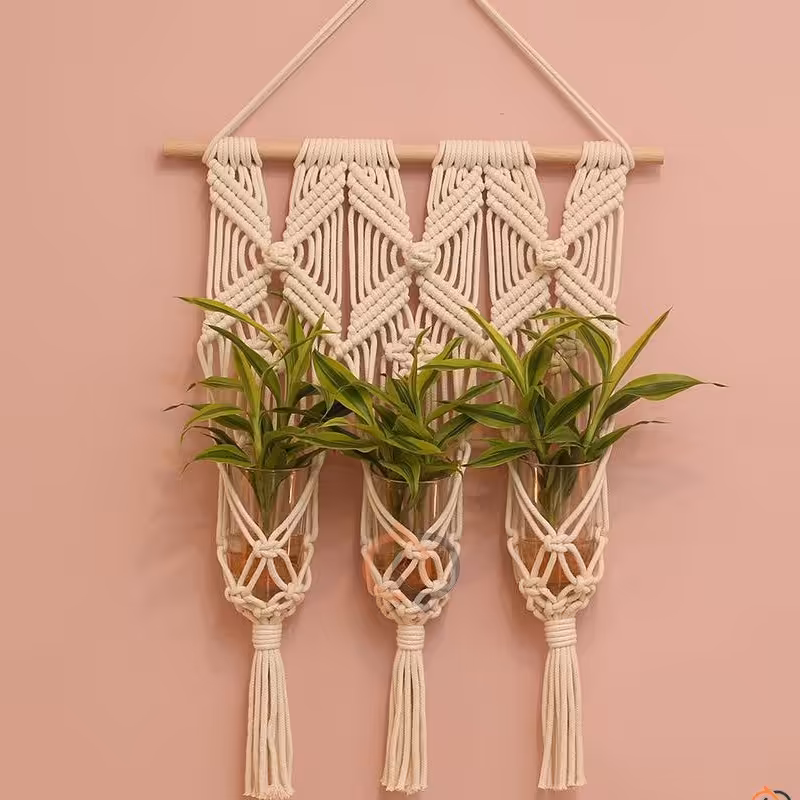 آویز گلدان مکرومه کد 112