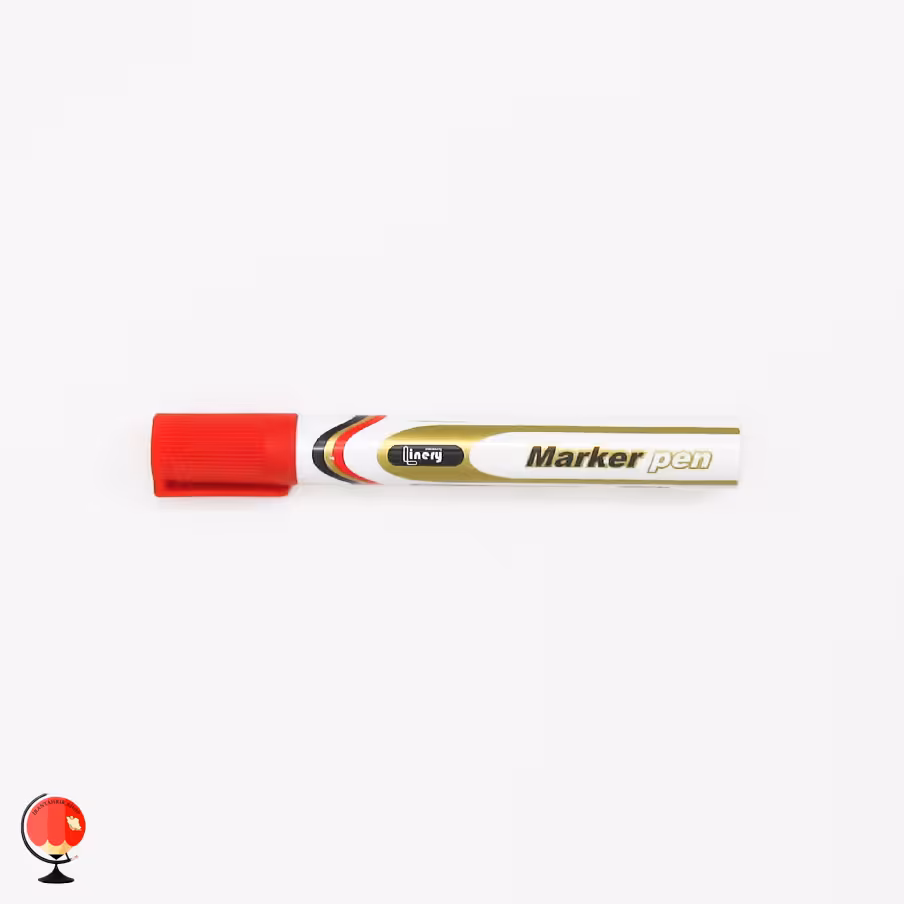 ماژیک پاک نشو قرمز نوک گرد لاینری