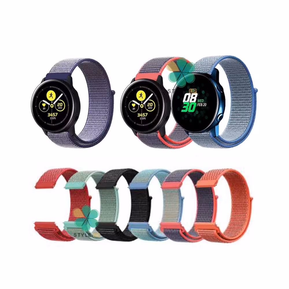بند ساعت سامسونگ Galaxy Watch Active مدل نایلون لوپ