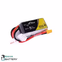 باتری لیتیوم پلیمر 6 سل Tattu 1550mAh 45C