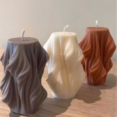 شمع طرح گیسو کد 2066