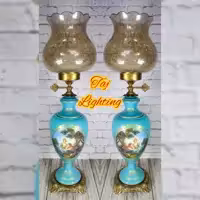 آباژور چراغ رومیزی مدل امپریال طرح لیلی مجنون با لاله لامپا (پس کرایه)