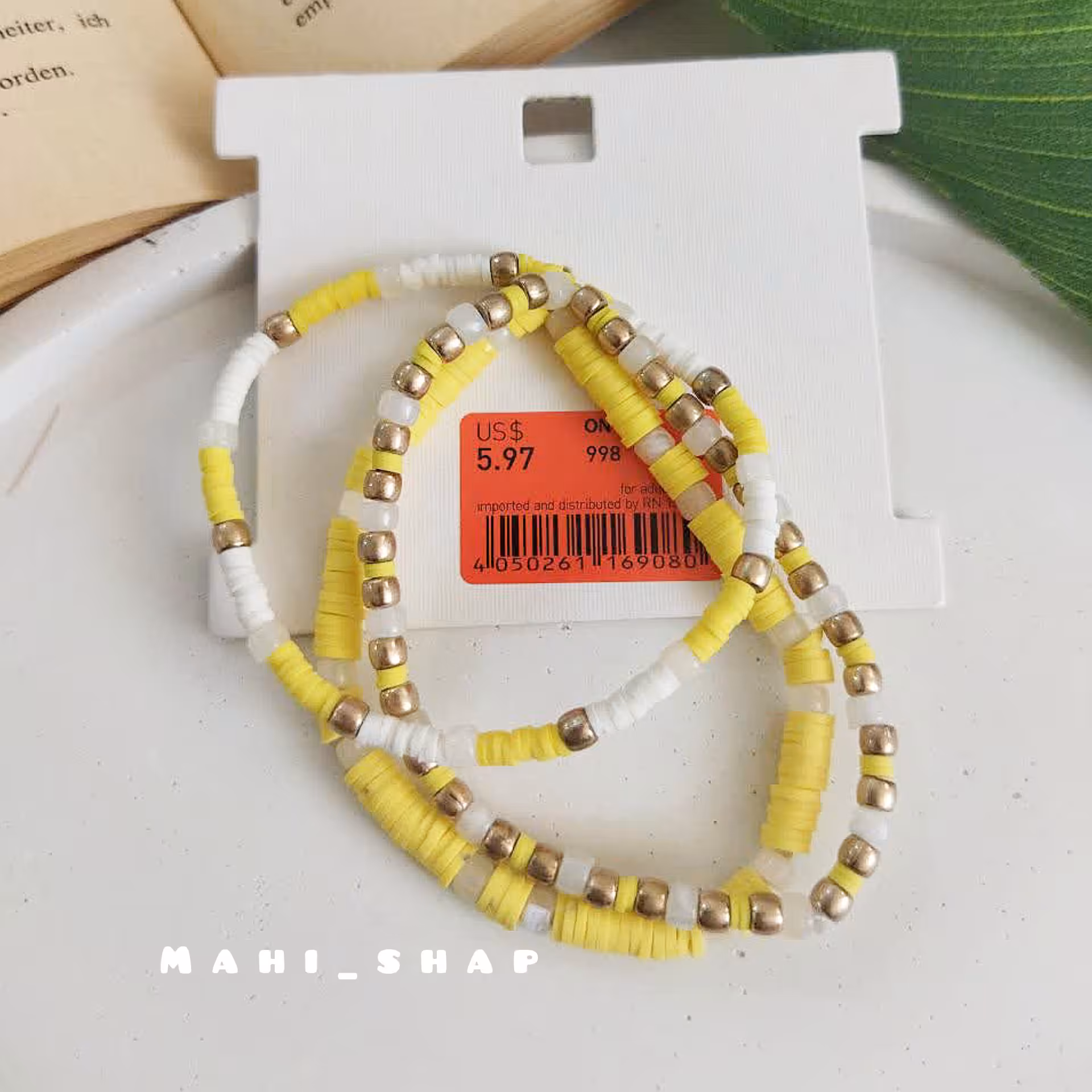 پک دستبندمهره ای 3عددی 