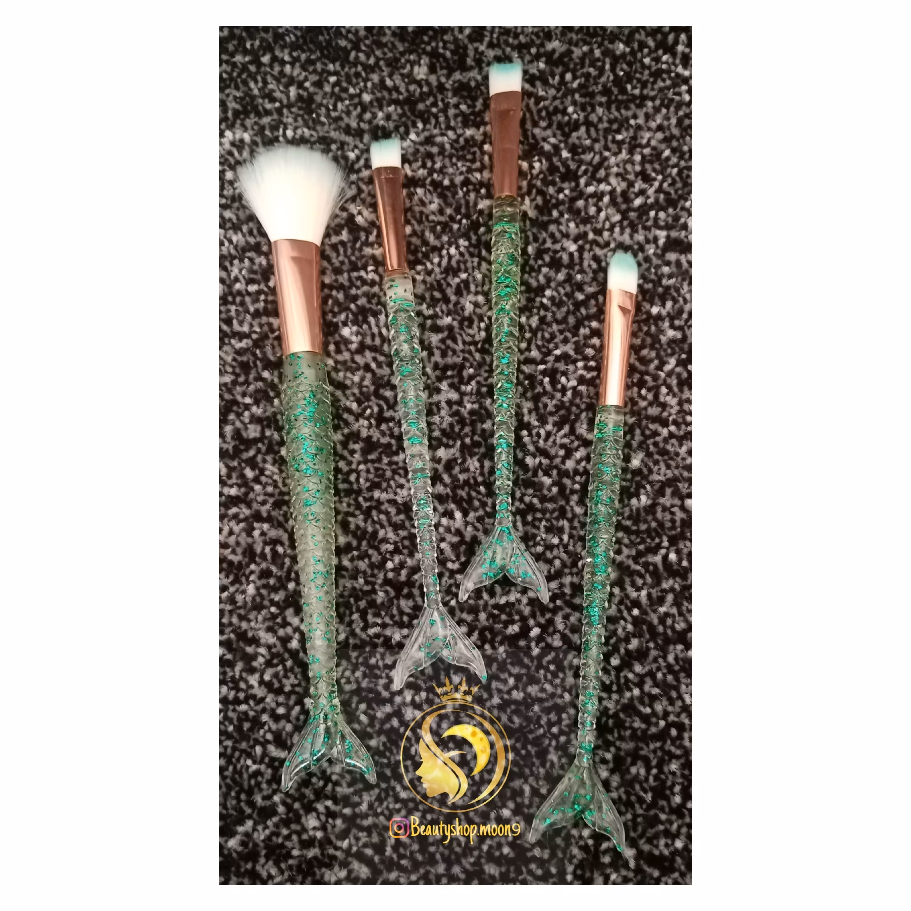 براش 4 عددی آکواریومی طرح ماهی 