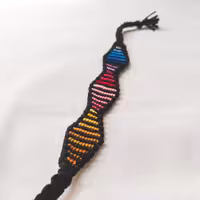 دستبند دوستی  دستبافت مدل خاص و رنگی رنگی