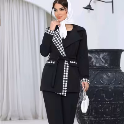 مانتو کتی زنانه مازراتی و پیچازی مدل مانتو ترکیبی پیچازی