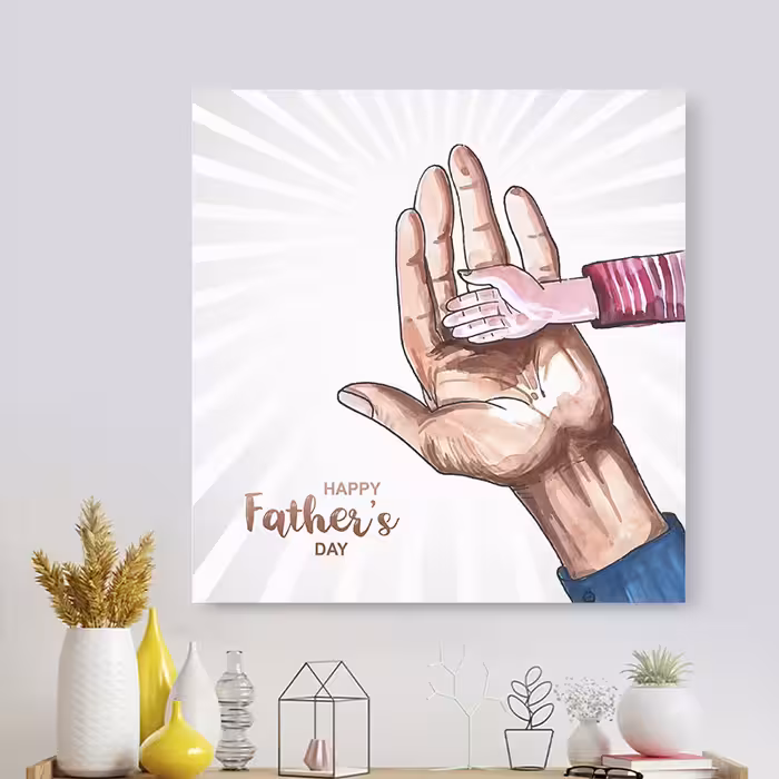 تابلو شاسی مدل هدیه روز پدر کد S178