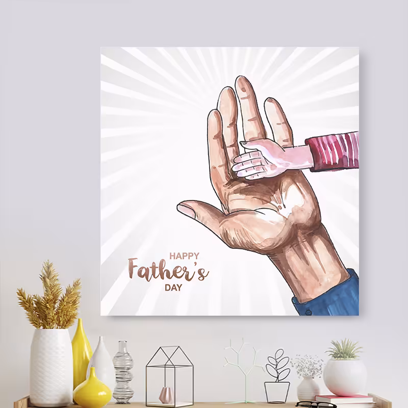 تابلو شاسی مدل هدیه روز پدر کد S178