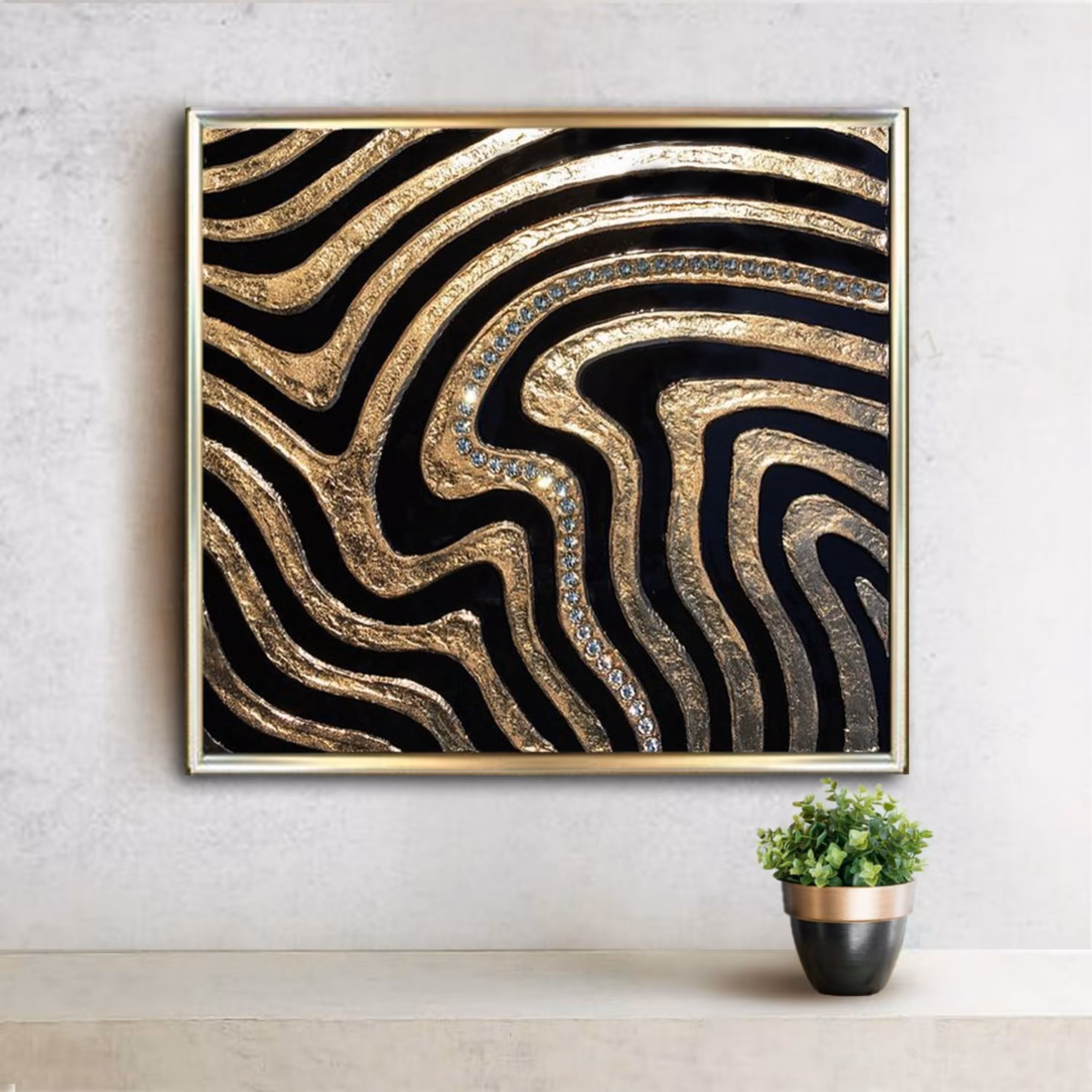 تابلو نقاشی دکوراتیو طرح لوکس