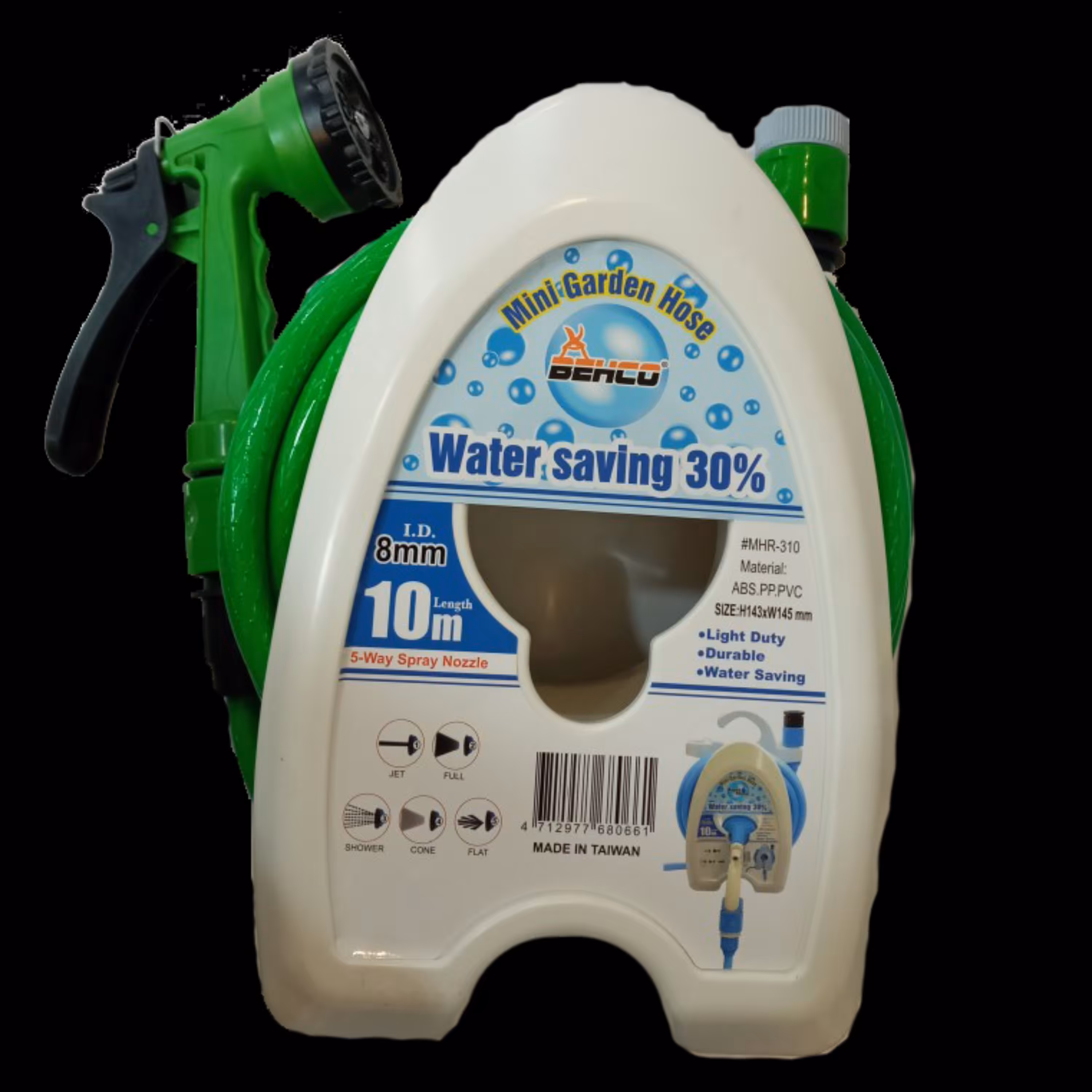 شیلنگ جمع کن 10 متری بهکو کد MHR-310 ساخت کشور تایوان