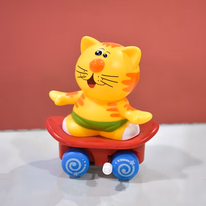 ببر کوکی اسکیت سوار زرد کد 548