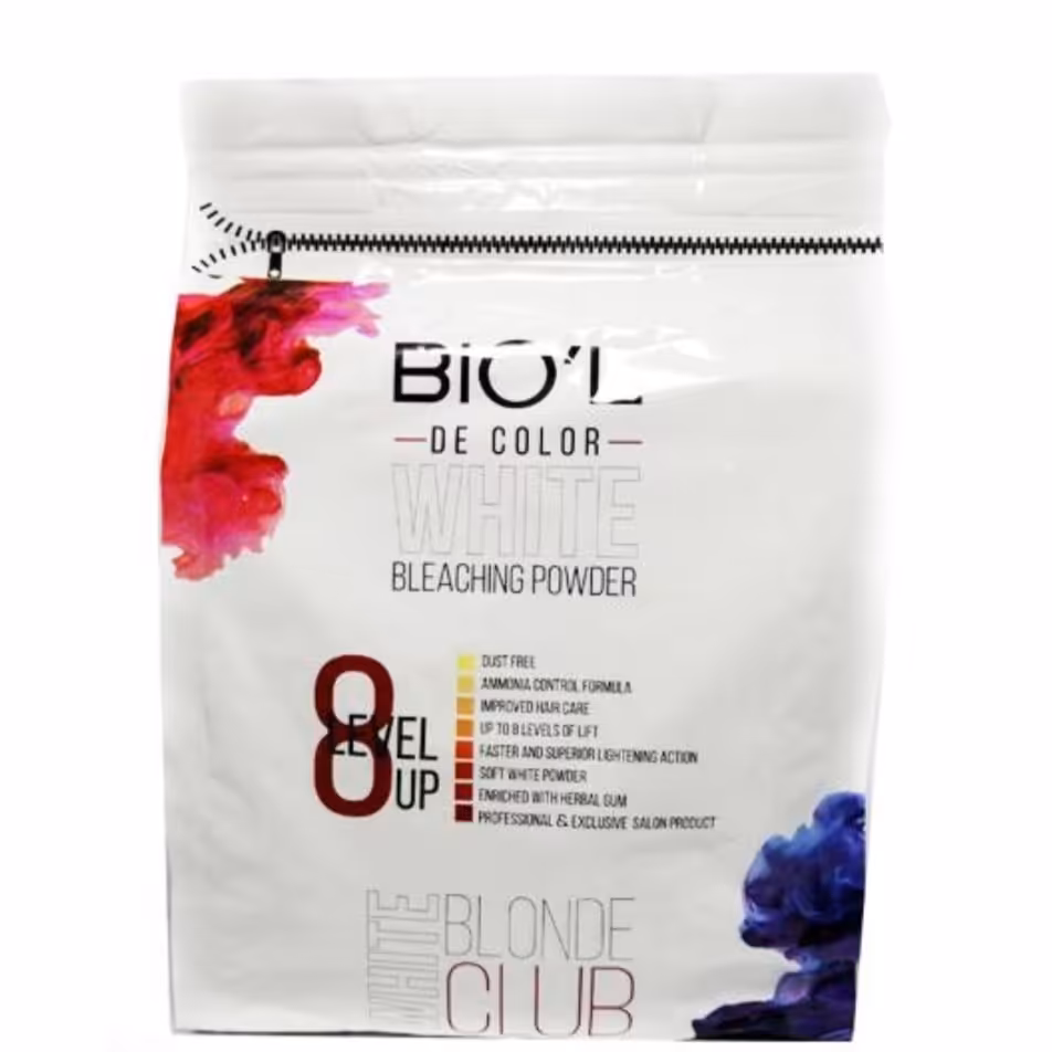 پودر دکلره بیول سفید وزن 1500گرمی فاقد گرد وغبار 