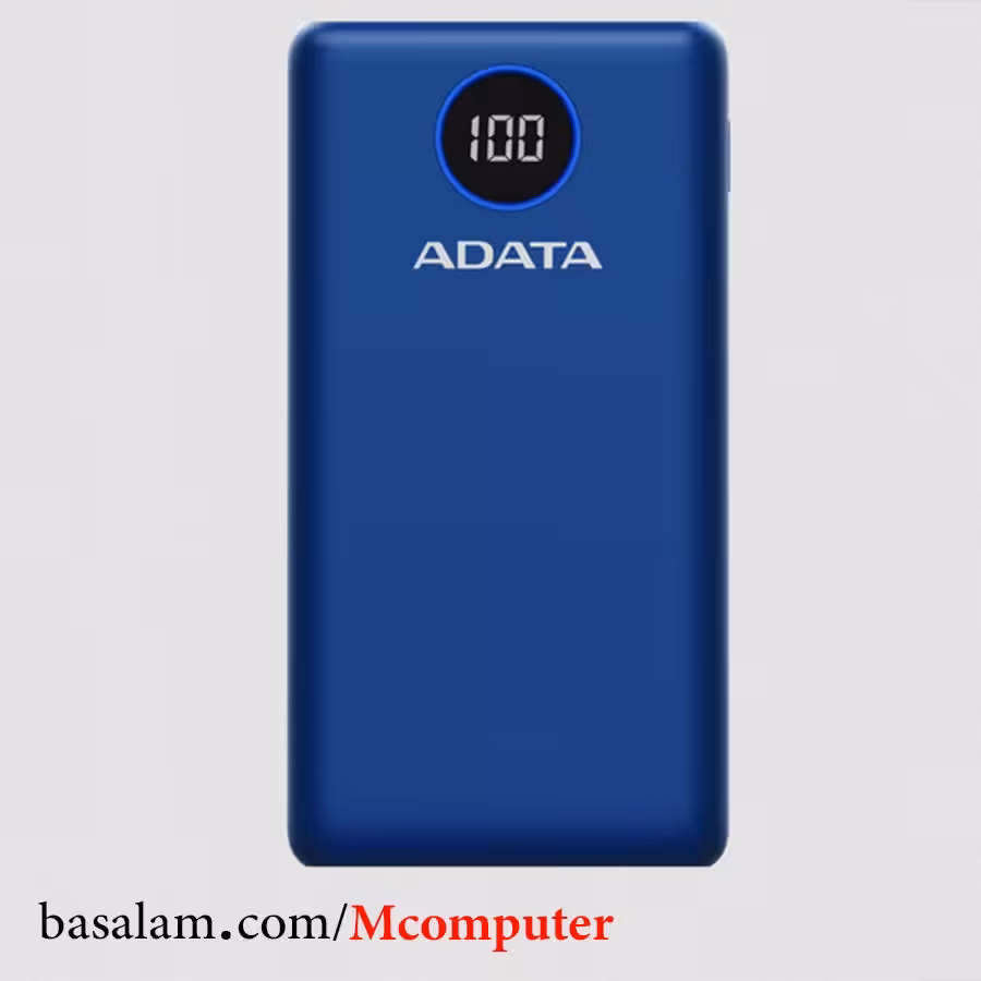 پاور بانک ای دیتا Adata P20000QCD ظرفیت 20000 میلی آمپر با ارسال رایگان