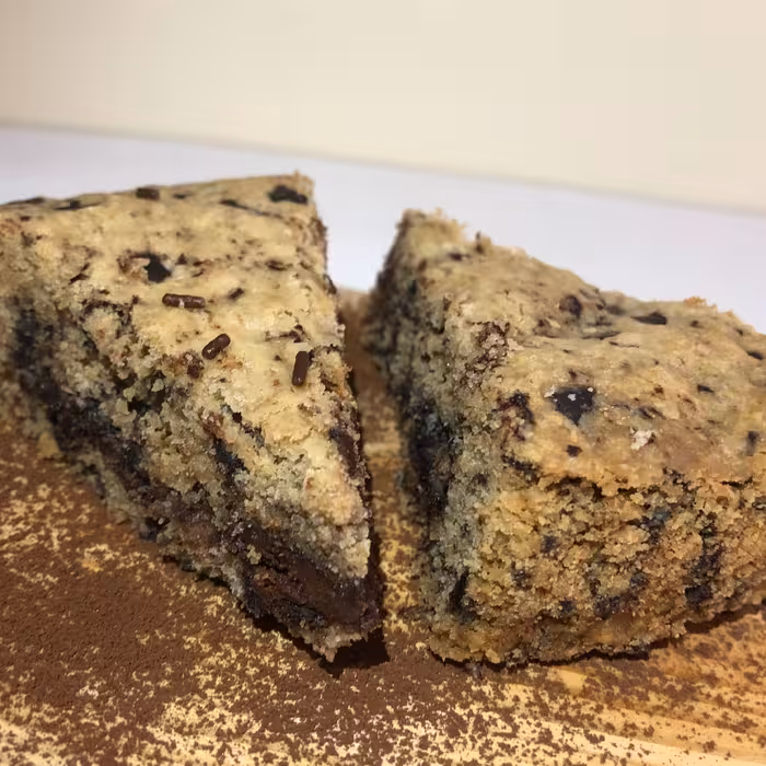 کیک کوکی وانیل شکلات با فیلینگ شکلات