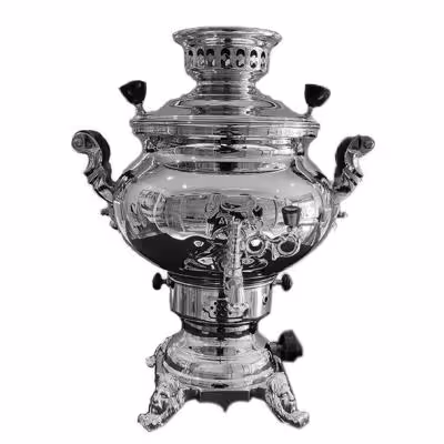 سماور گازی ماهان مدل نادیا پایه زغالی 6 لیتری