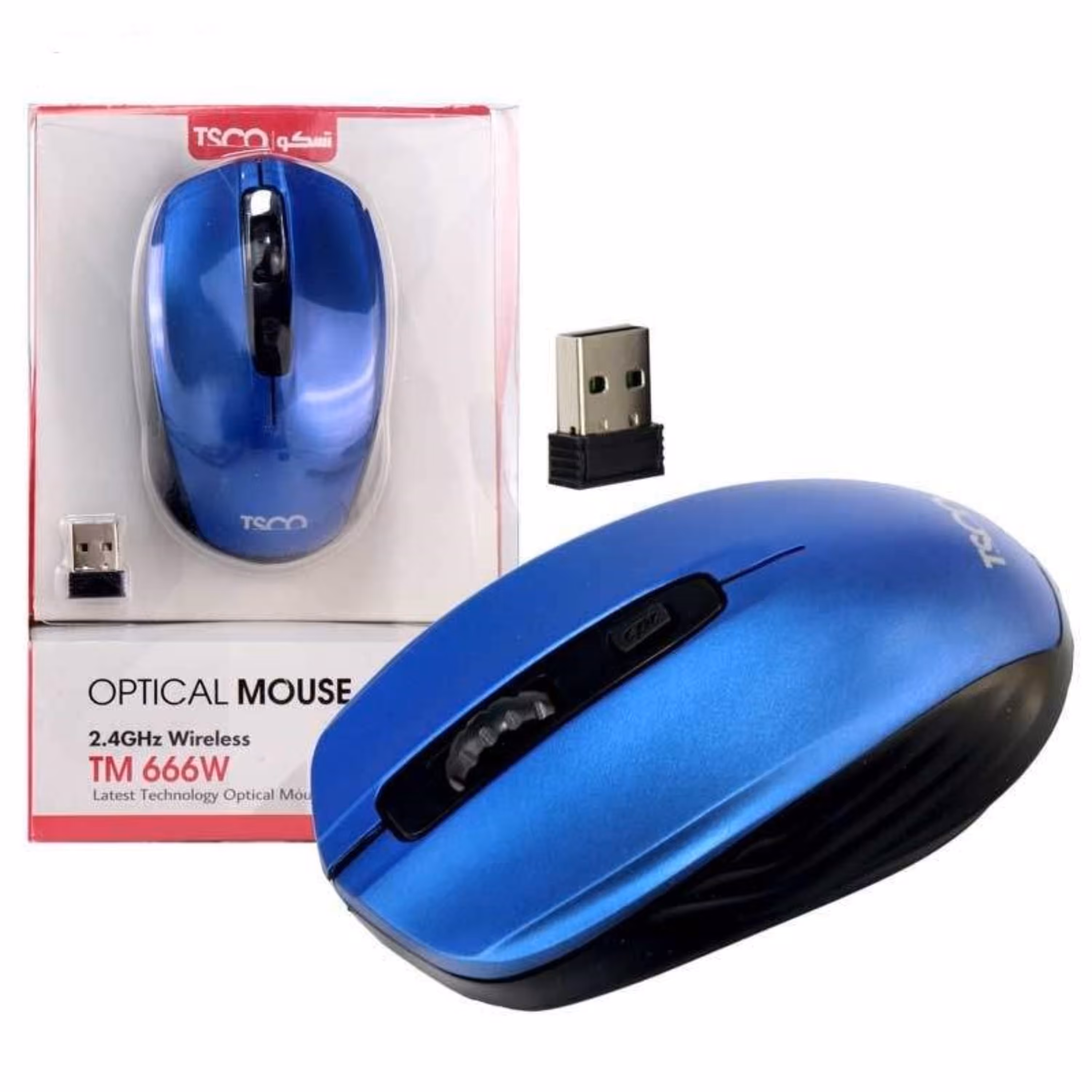 ماوس بی سیم تسکو TM-666w (گارانتی 12 ماهه)