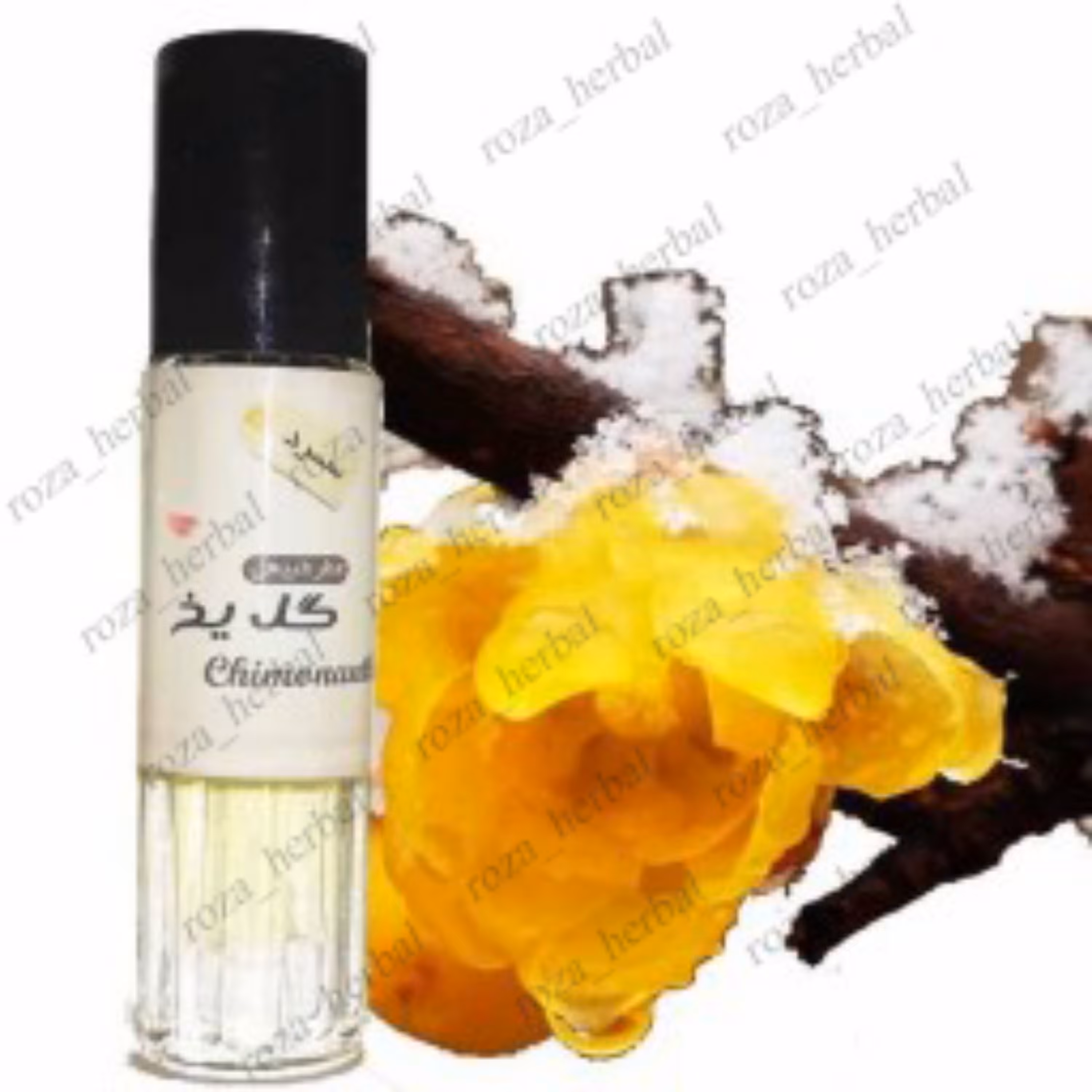 عطر طبیعی گل یخ 4 سی سی (سرد)