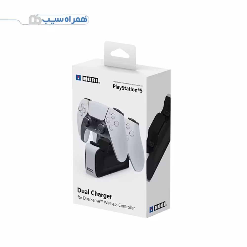 پایه شارژر دسته بازی هوری مدل Dual Charge مناسب برای PS5