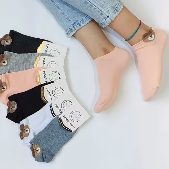 جوراب مچی بوکله تدی ریز بافت با تراکم بالا ضد حساسیت 