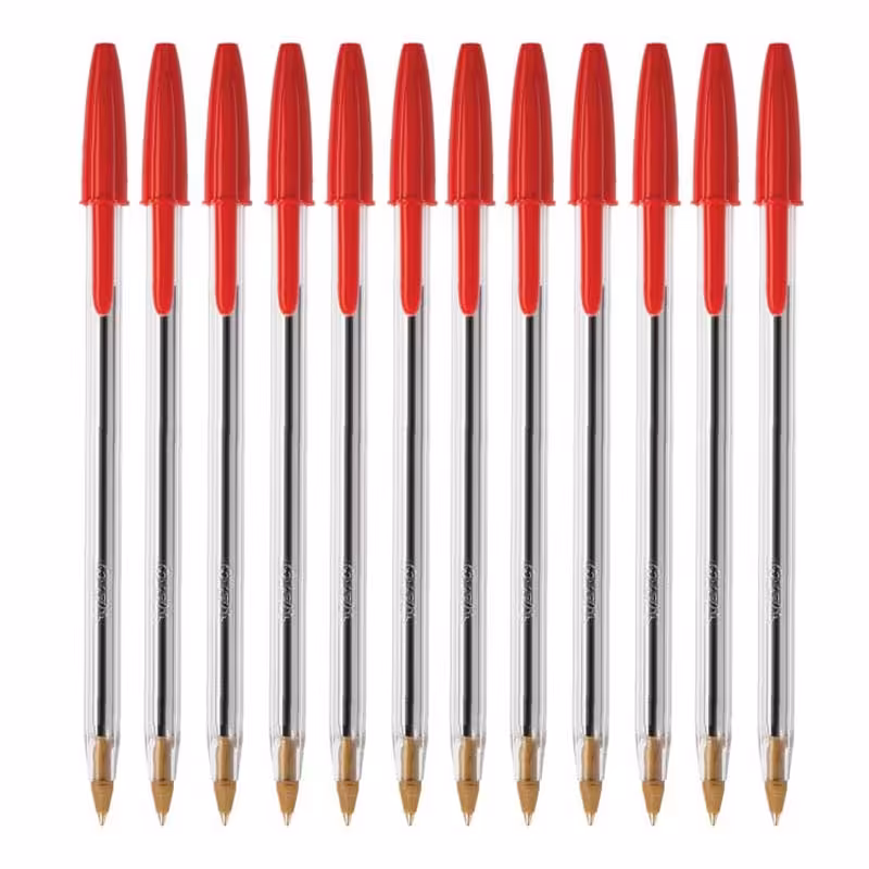 خرید خودکار بیک اصل مدل کریستال بسته 12 عددی