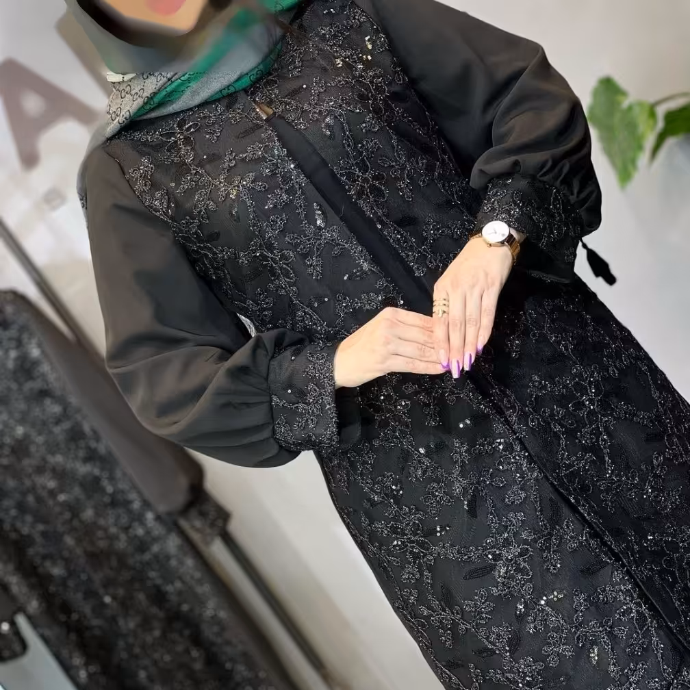 مانتو مزونی پولک دوزی