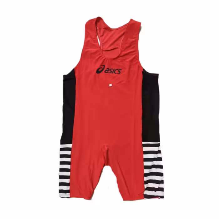 دوبنده کشتی سه ستاره طرح اسیکس سایز XXXL کد 182