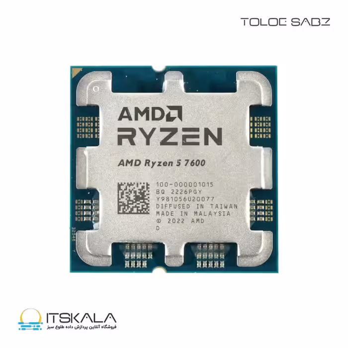 قیمت و خرید پردازنده ای‌ام‌دی Ryzen 5 7600 با فرکانس 3.7 گیگاهرتز | ITSKALA