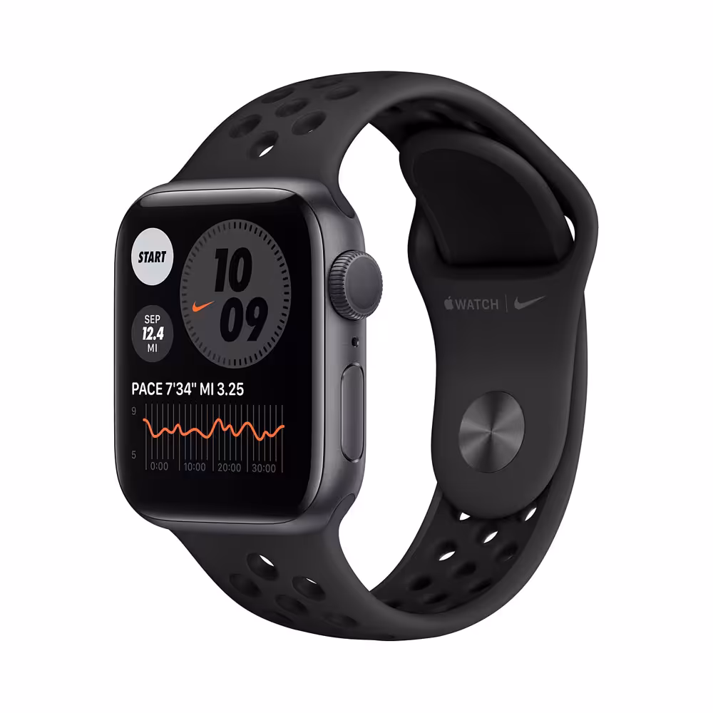 اپل واچ سری 6 نسخه 40 میلیمتری مشکی بند نایک &#8211; Apple watch series 6 40mm Black Nike band