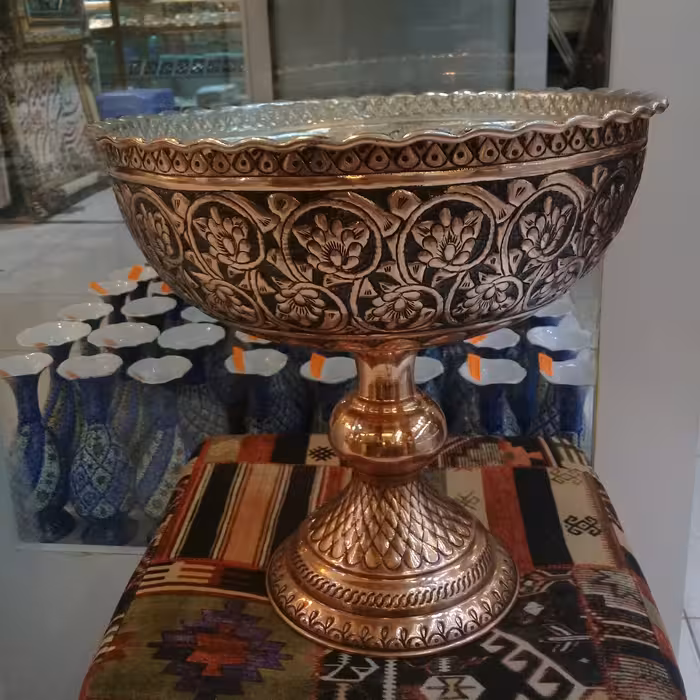 میوه خوری قلمزنی روی مس