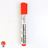 ماژیک وایت برد قرمز رنگ نوک تخت هیپو