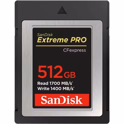 کارت حافظه سن دیسک SanDisk 512GB Extreme PRO CFexpress Type B