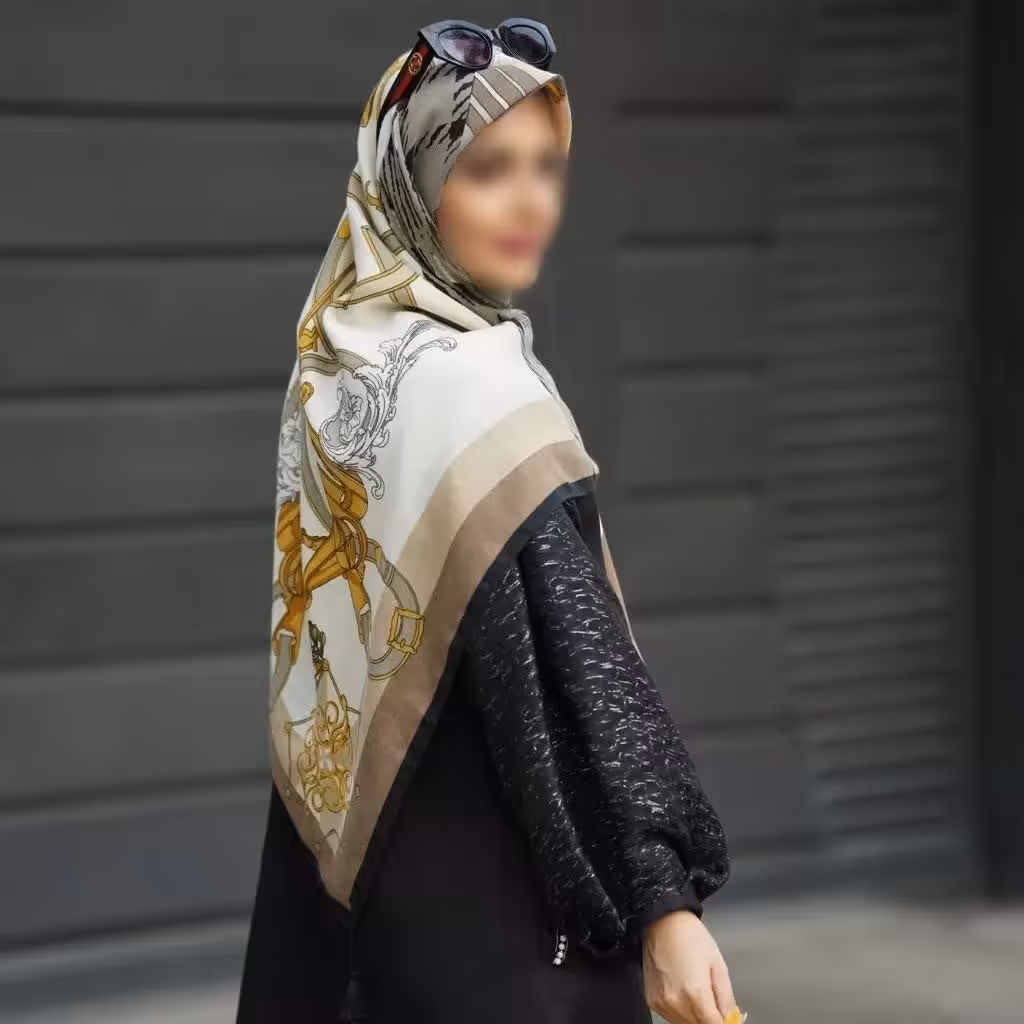 روسری نخ پنبه 