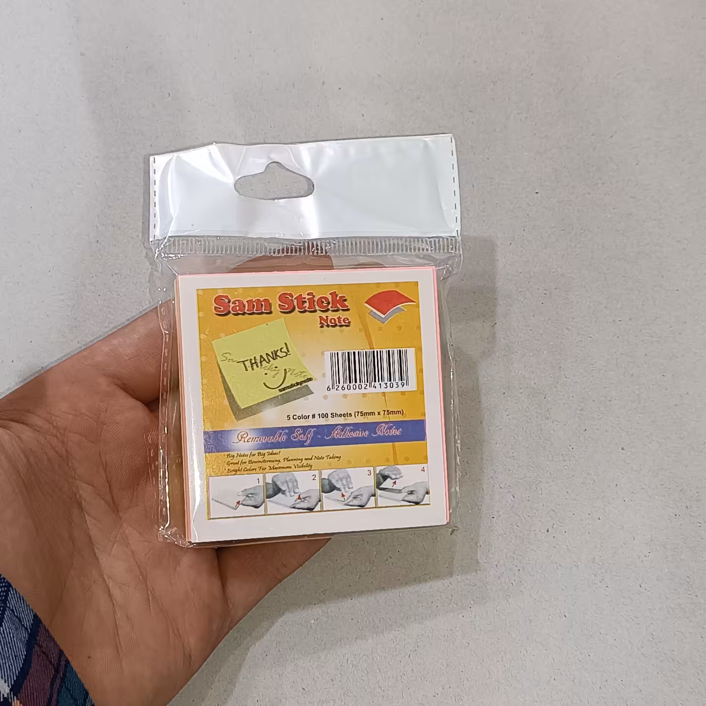 یادداشت چسبی 7.5 در 7.5